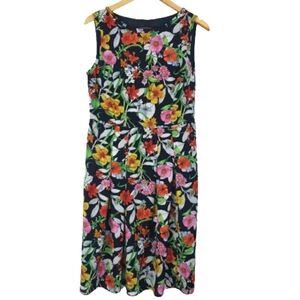 Jones New York floral pleated dress